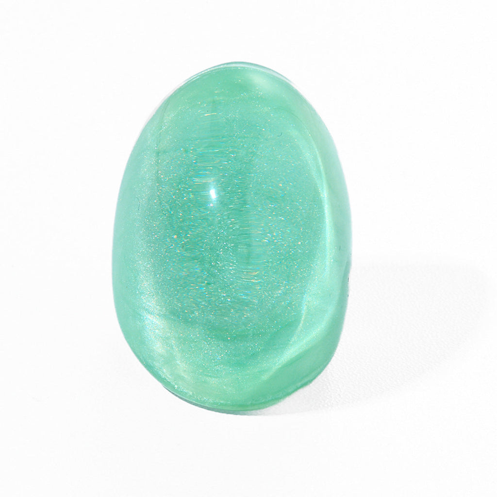 Zhang Oval Transparent Resin Ring