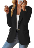 Ins Lapel Button Jacket Fashion Commuter Casual Suit Jacket Women's Long-sleeved Tops Outwear Clothing