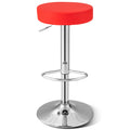 1 PC Round Bar Stool Adjustable Swivel Pub Chair