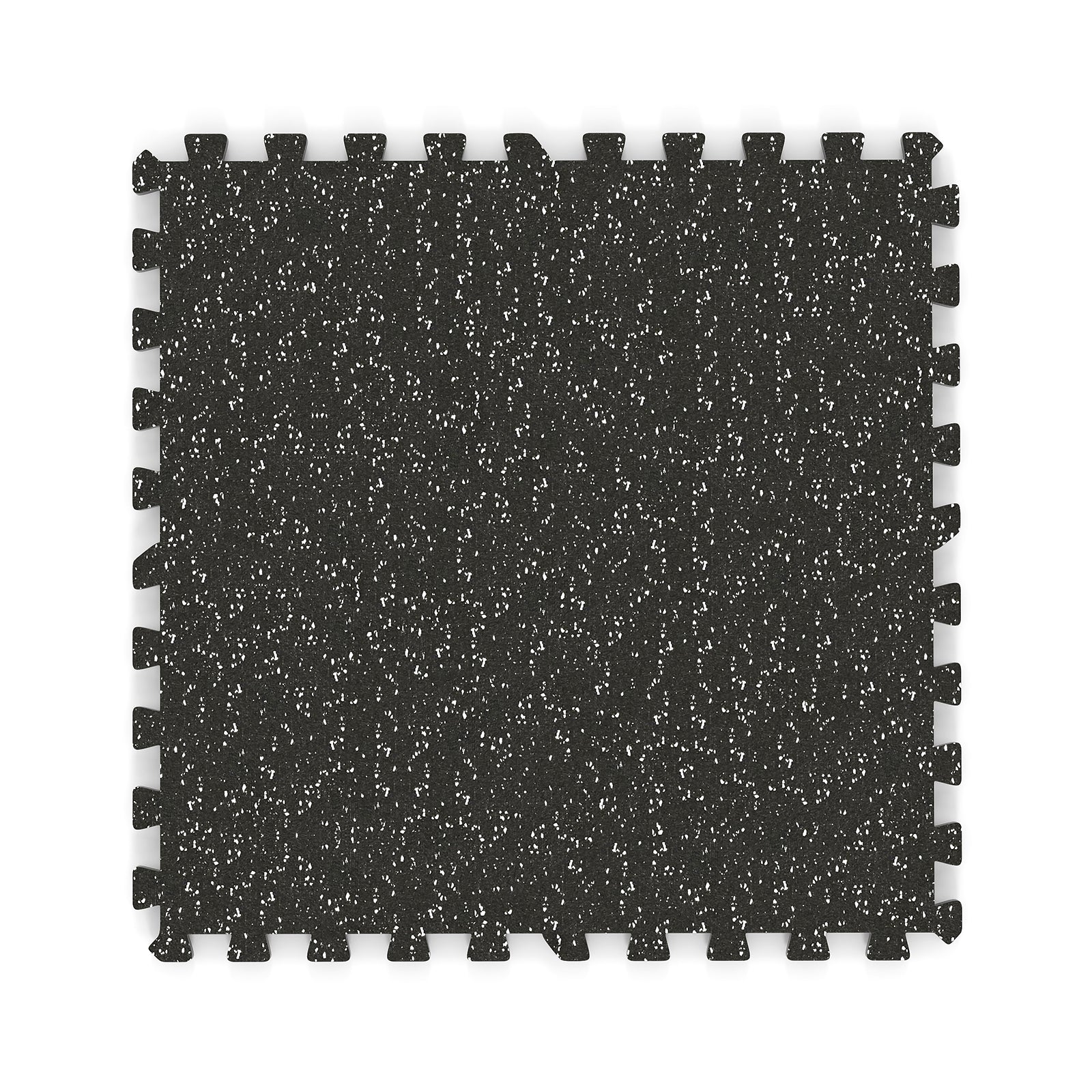 0.79 inch Thick Rubber Top Exercise Mat 48 Sq Ft with Boarders