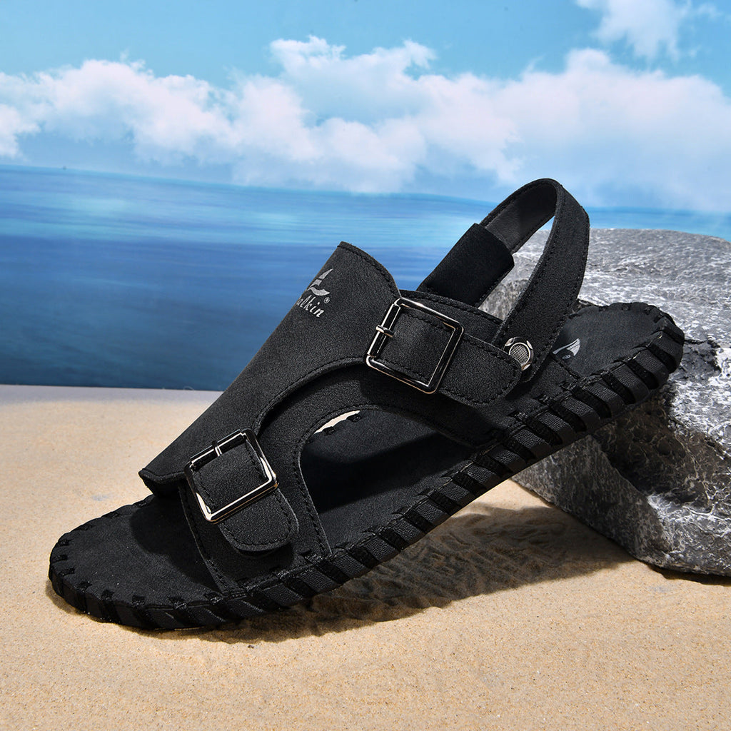 Genuine Leather Soft-soled Non-slip Beach Shoes