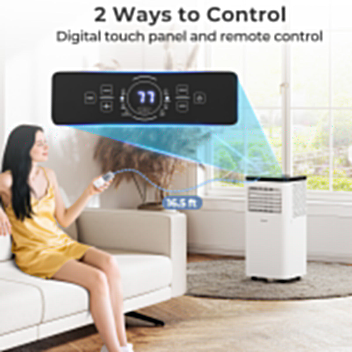 10000 BTU Portable Air Conditioner with Remote Control
