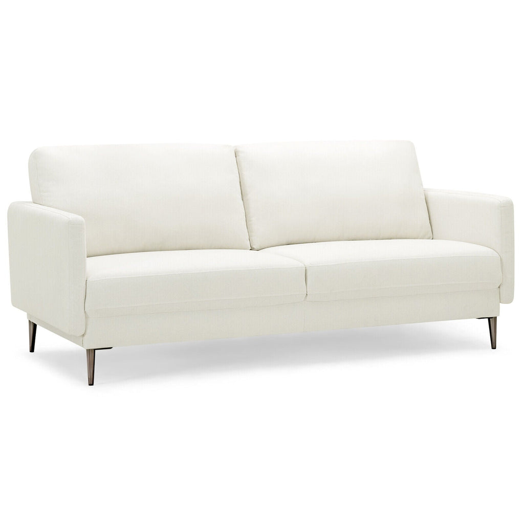 Modern Loveseat with Comfy Backrest Cushions