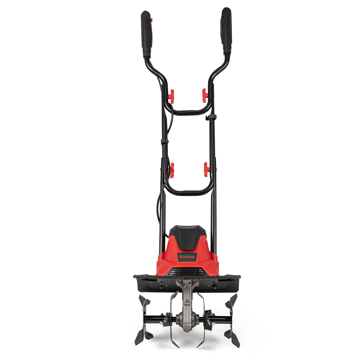 10 Amp Powerful Corded Electric Tiller Cultivator with Safety Lock