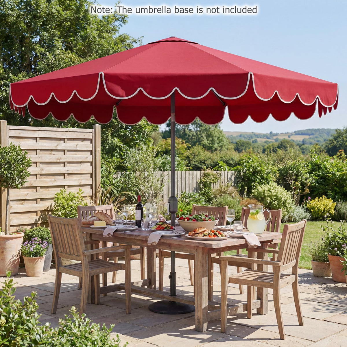 10 FT Patio Umbrella with Push Button Tilt and Crank