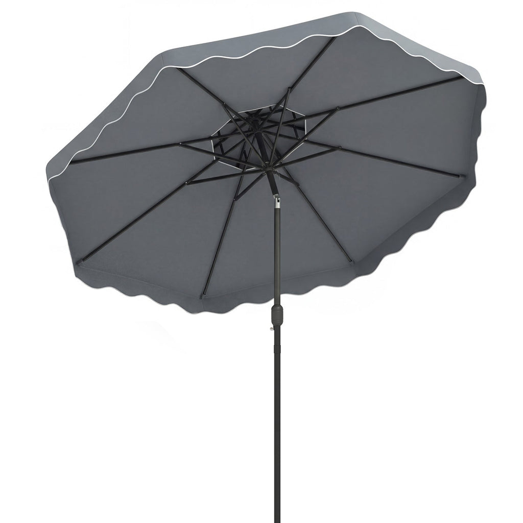 10 Ft Patio Umbrella with Push Button Tilt and Crank