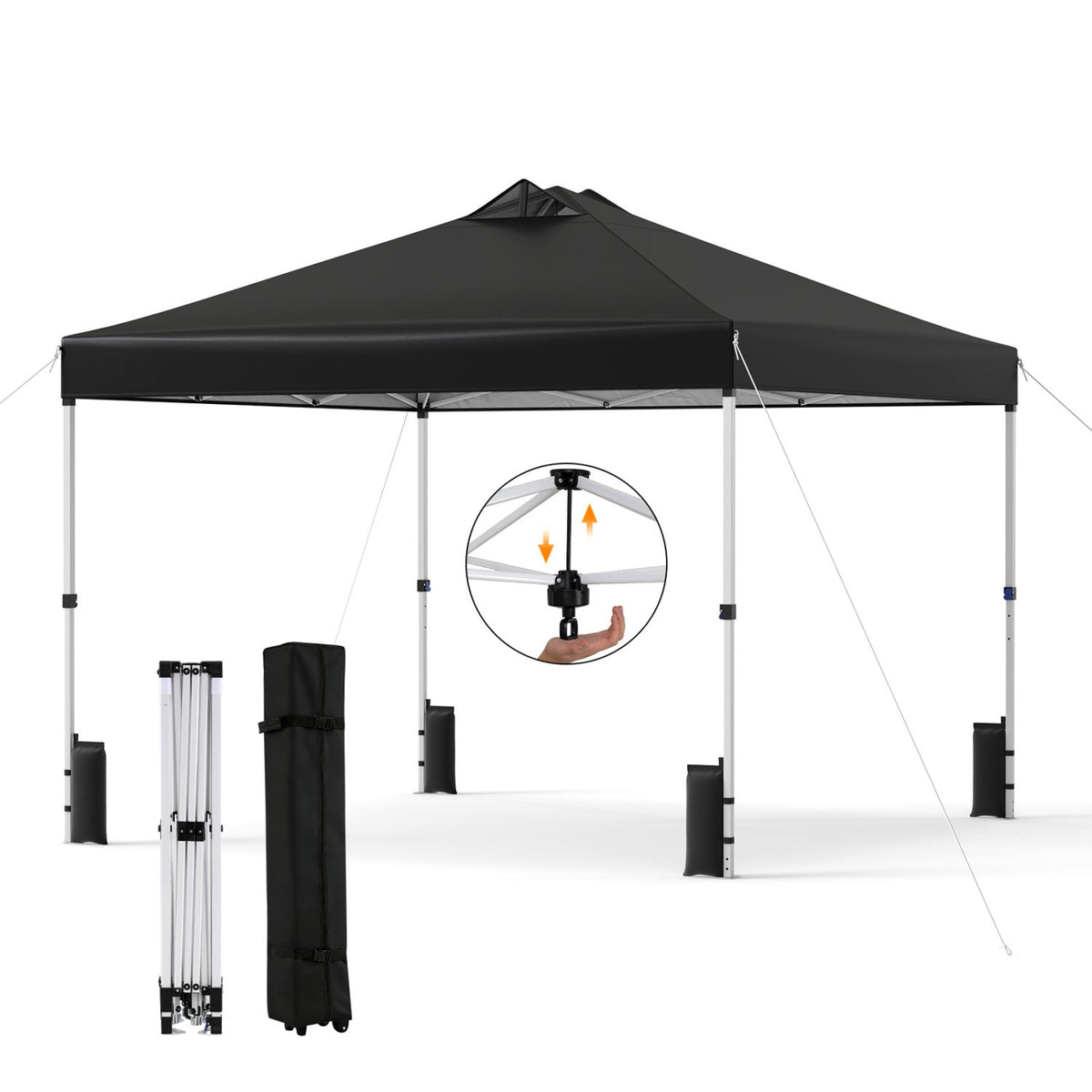 10 x 10 Feet Outdoor Commercial Pop up Canopy Tent
