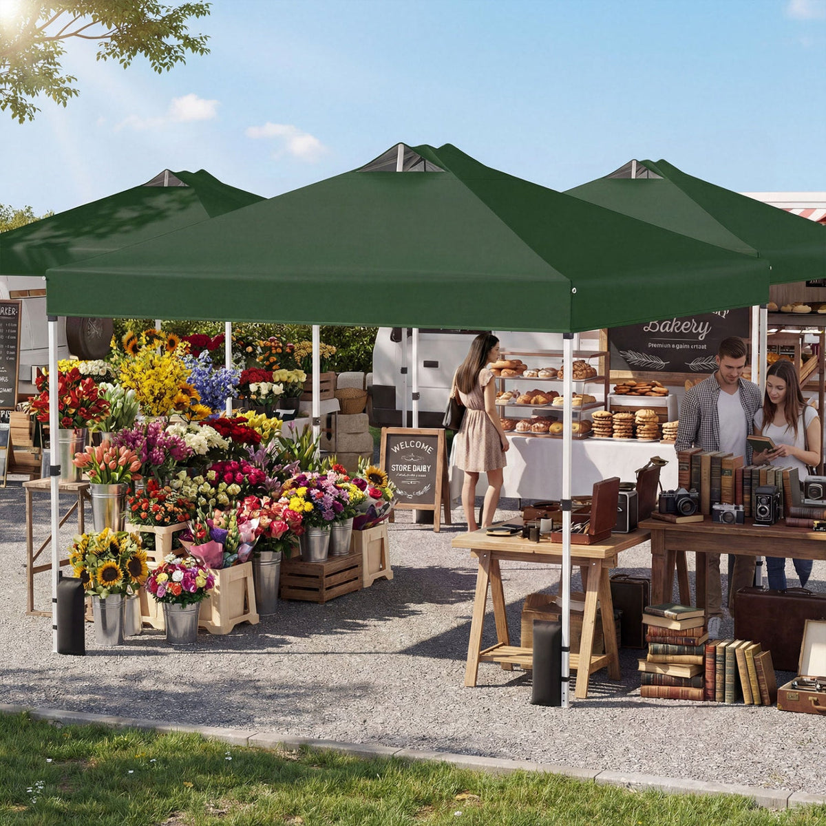 10 x 10 Feet Outdoor Commercial Pop up Canopy Tent