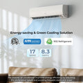 11500 BTU 208/230V Mini Split Air Conditioner and Heater Pump System