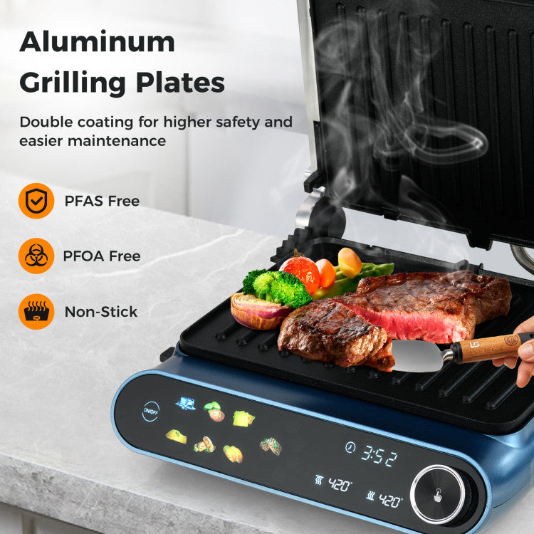 1200W Press Grill with LED Display