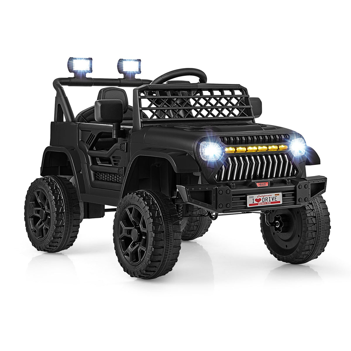 12V Kids Ride on Truck Car with Parental Remote and Music Player