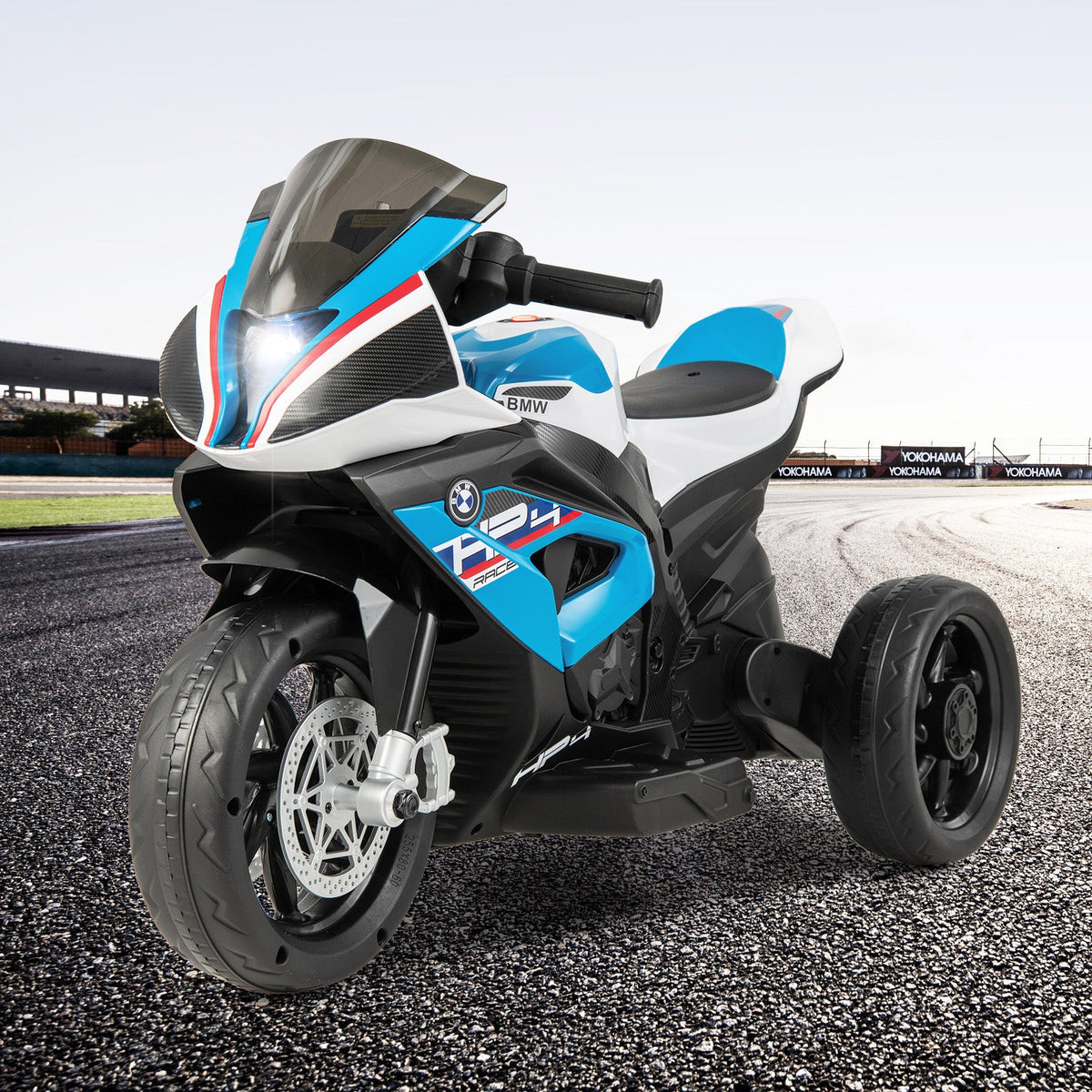 12V Licensed BMW Kids Motorcycle Ride-On Toy for 37-96 Months Old Kids