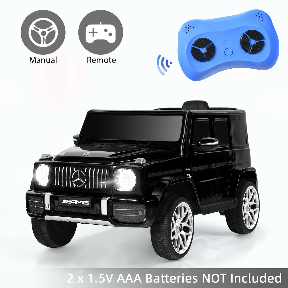 12V Mercedes-Benz G63 Licensed Kids Ride On Car with Remote Control