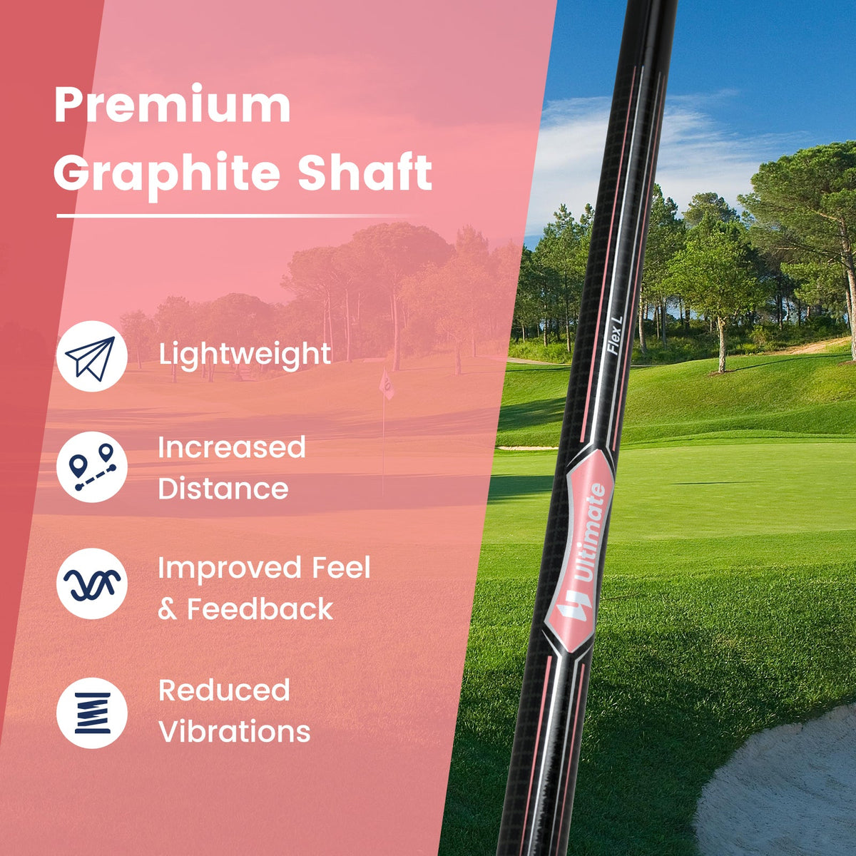 12° Individual Driver Golf Club for Women 460CC