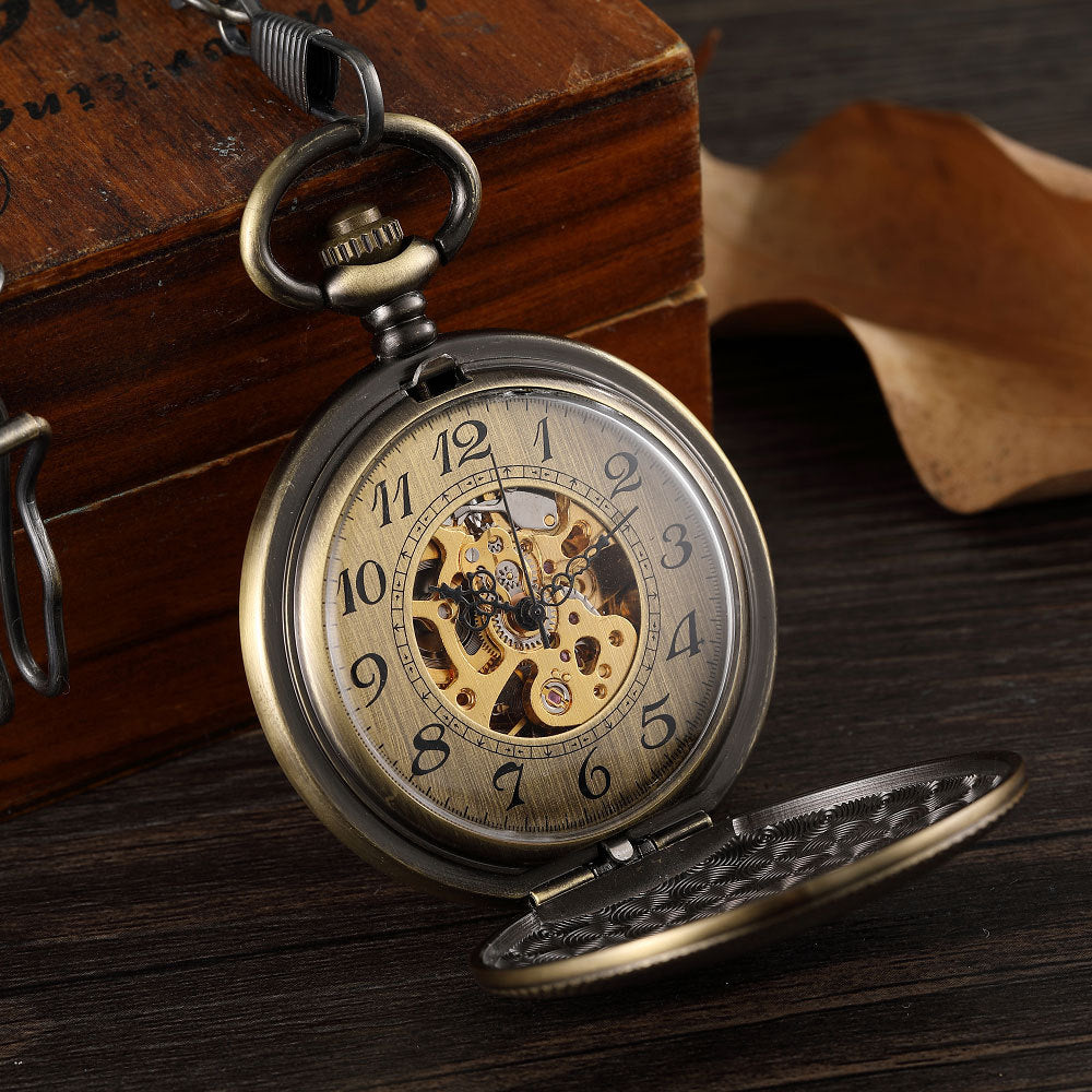 Mechanical Grande Complication Pocket Watch With Automatic Movement And A Flip-open Magnifying Glass