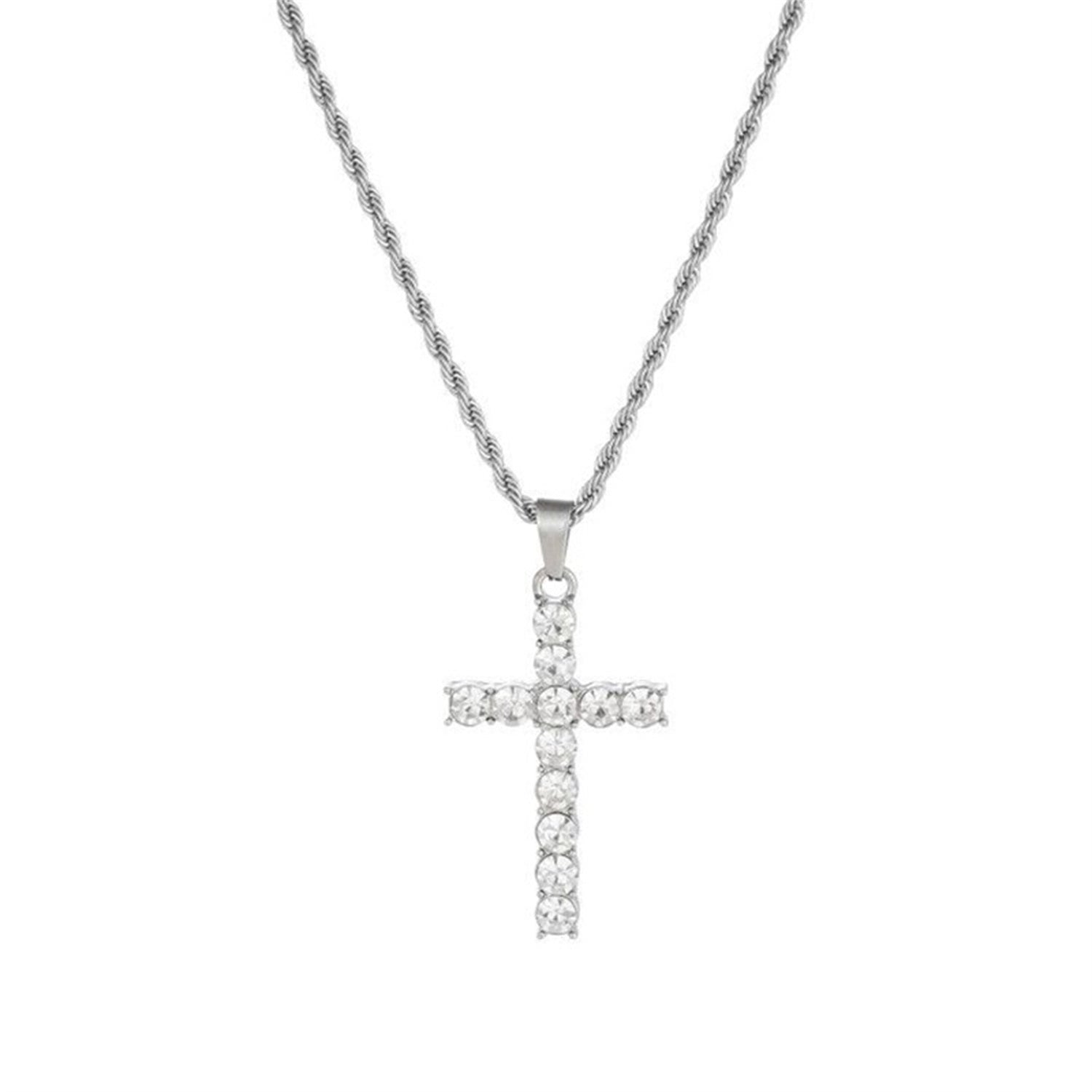 Diamond Pendant Necklace Men's Hip-hop Cold Wind