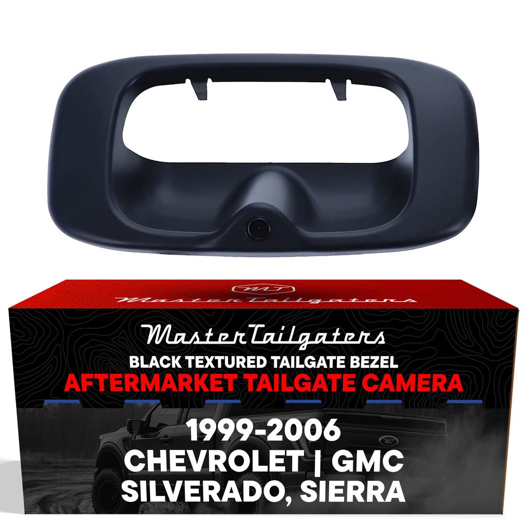 Chevrolet Silverado/GMC Sierra (1999-2006) Black Replacement Tailgate Bezel with Backup Camera