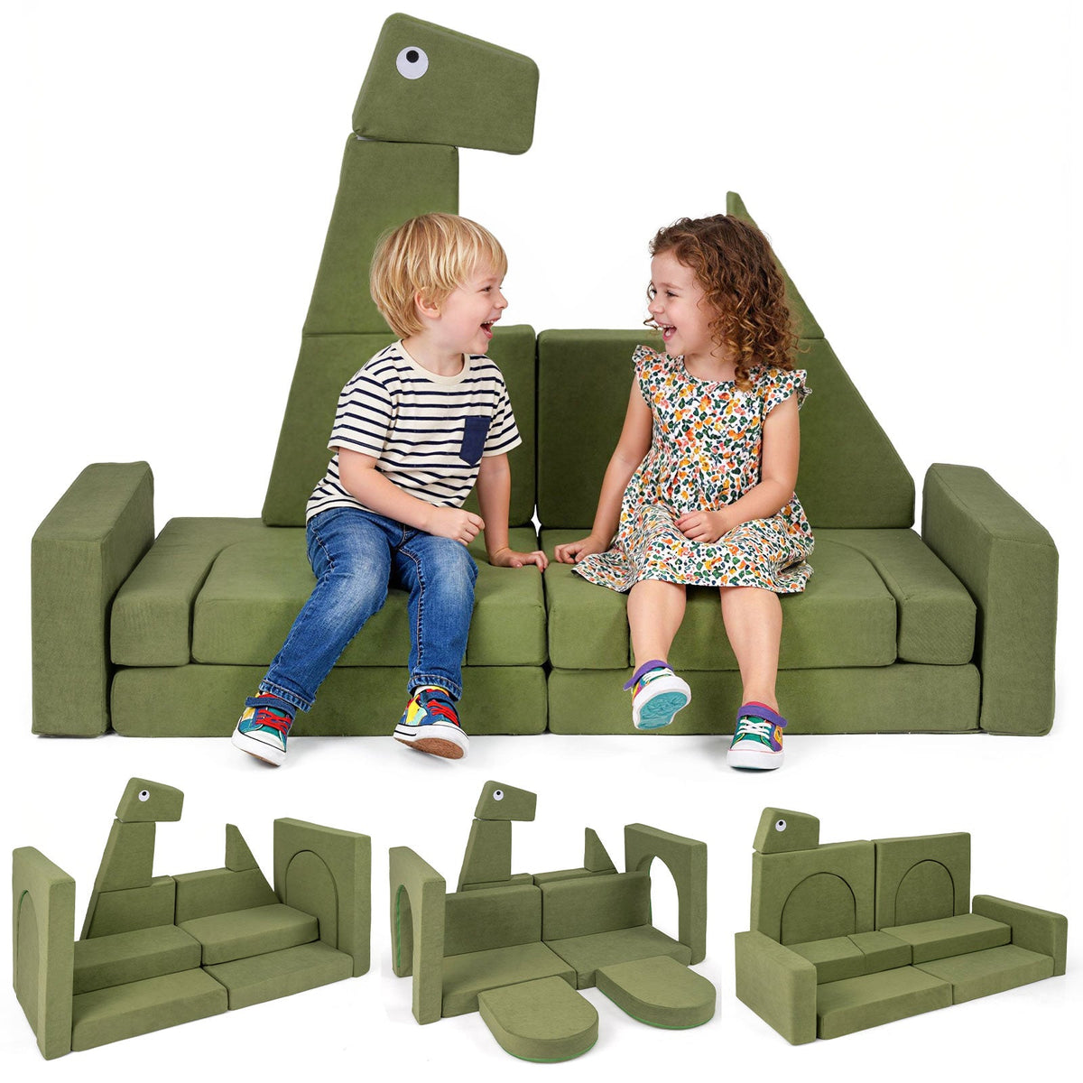 13 Pieces Modular Kids Play Couch for Inspiring Creativity