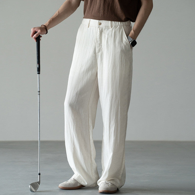 Breathable Textured Casual Pants For Men