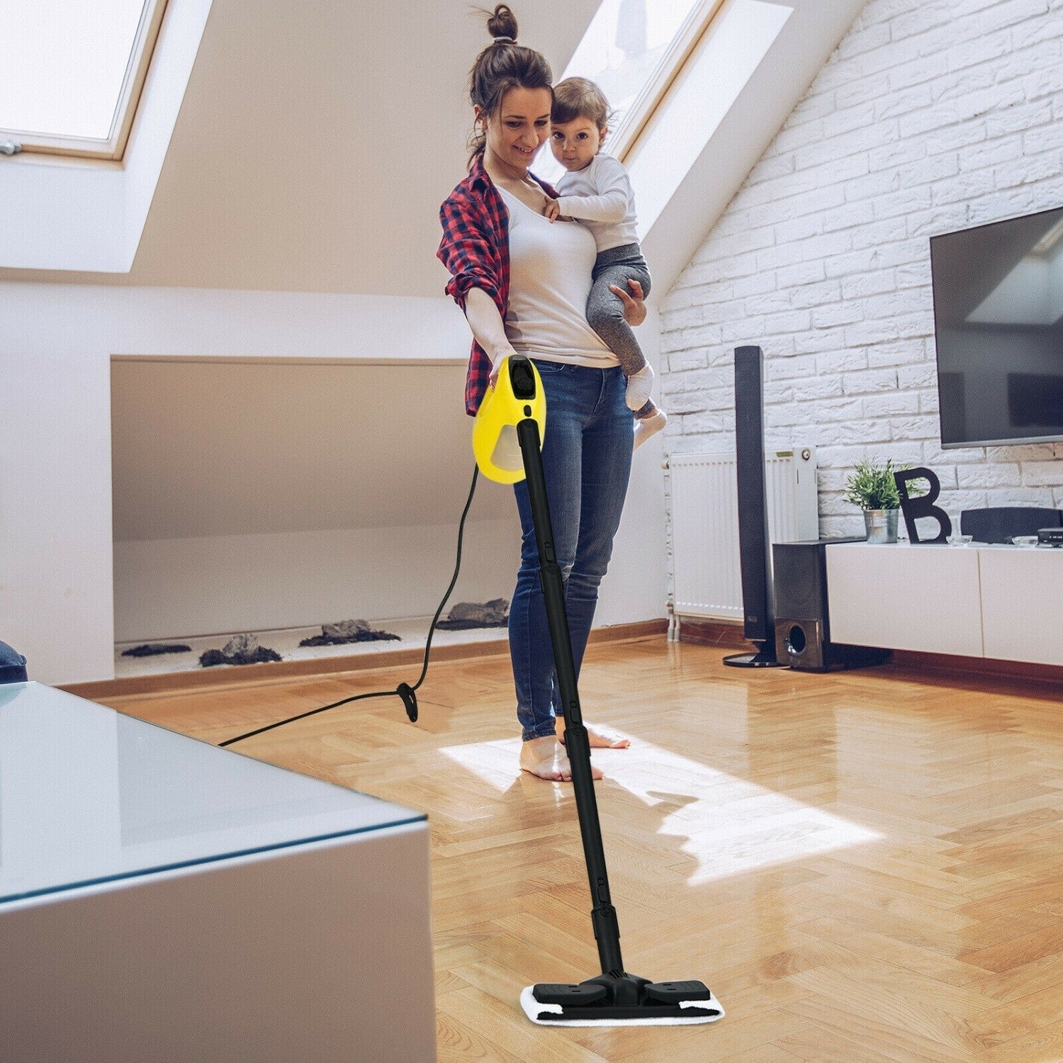 Handheld Steam Cleaner 1400W with 14-Piece Accessory Kit