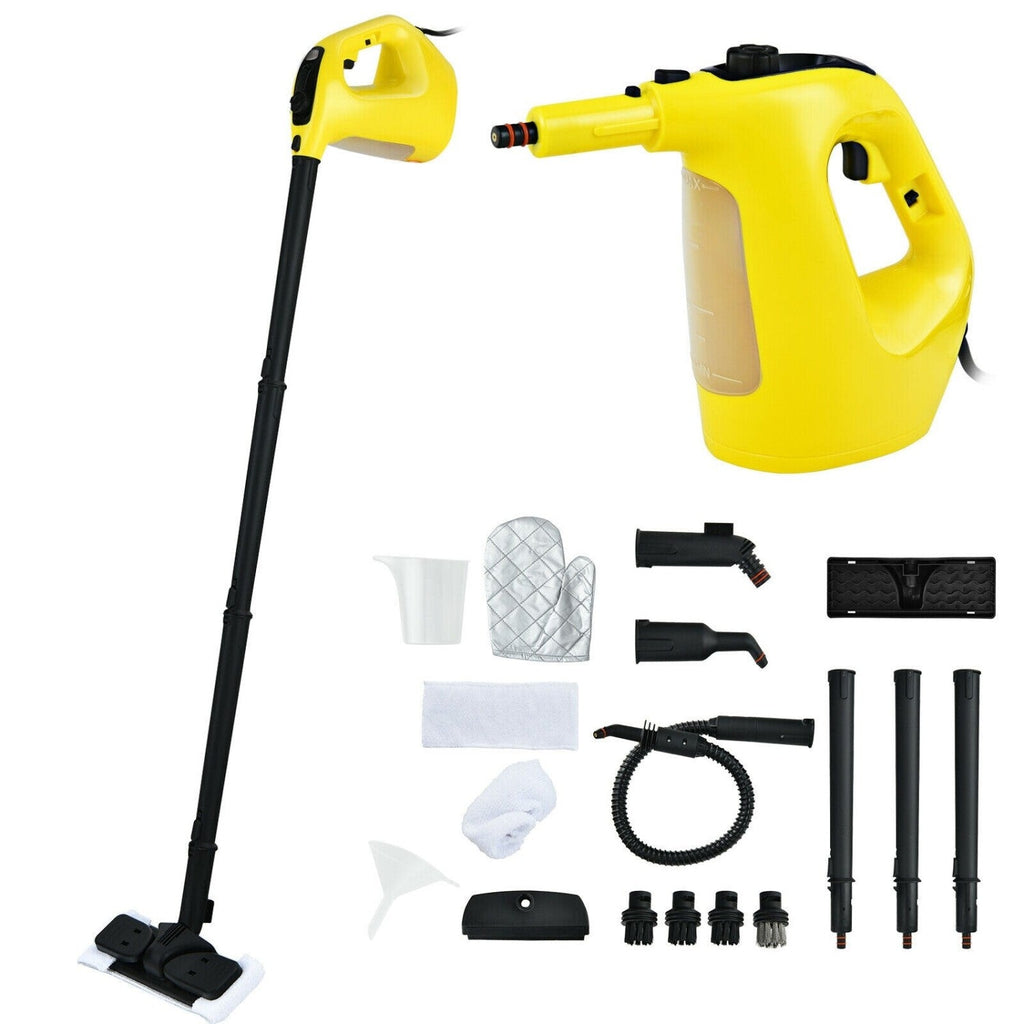 Handheld Steam Cleaner 1400W with 14-Piece Accessory Kit