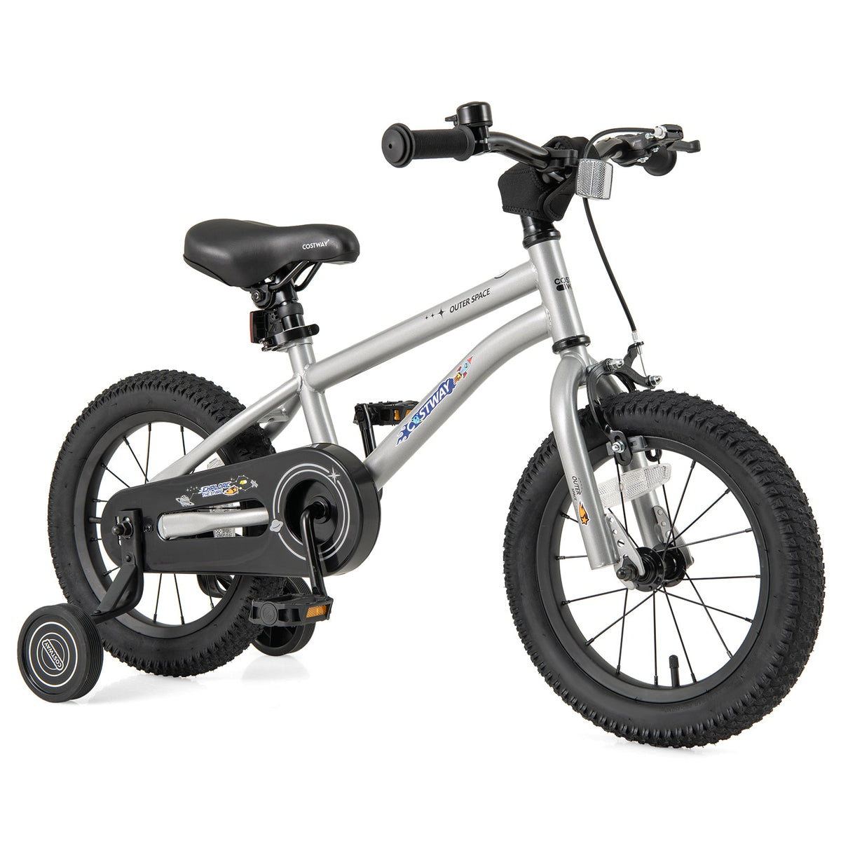 16-Inch Kids Bike Bicycle for Boys Girls 4-7 Adjustable with High Carbon Steel Frame-16 inches