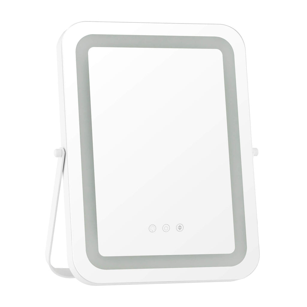 16 x 12 Inch Rectangular Vanity Makeup Mirror with 3 Color Dimmable Lighting
