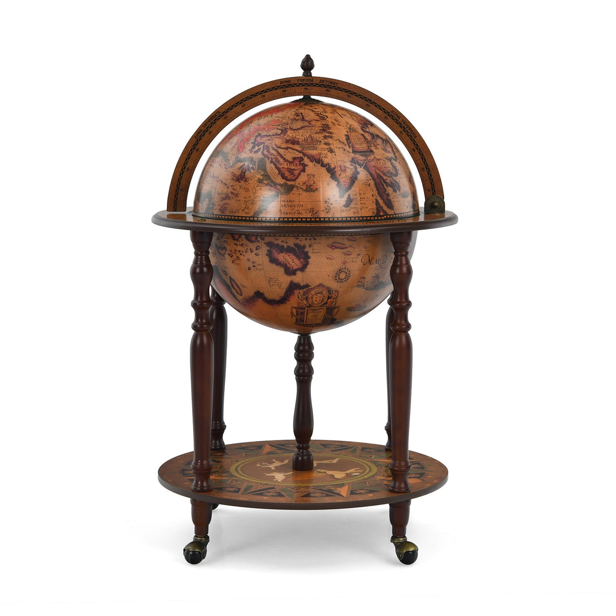 16th Century Italian Wine Cabinet with Wheels