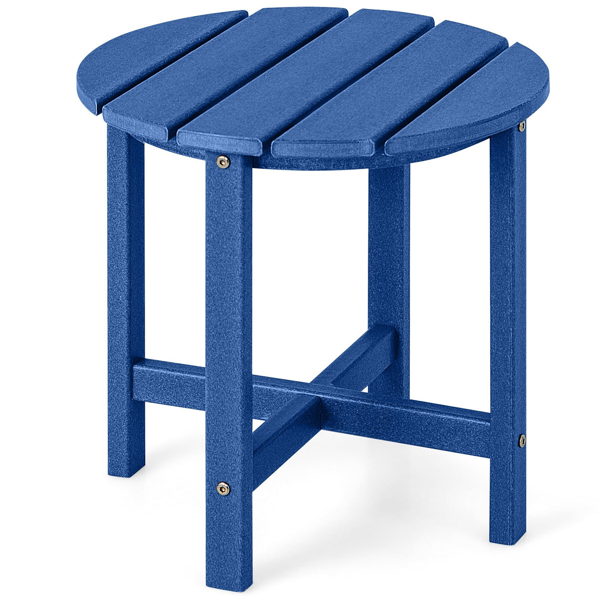 18 Inch Round Weather-Resistant Adirondack Side Table