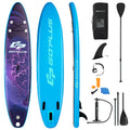 11 Feet Inflatable Stand Up Paddle Board Surfboard with Bag Aluminum Paddle Pump