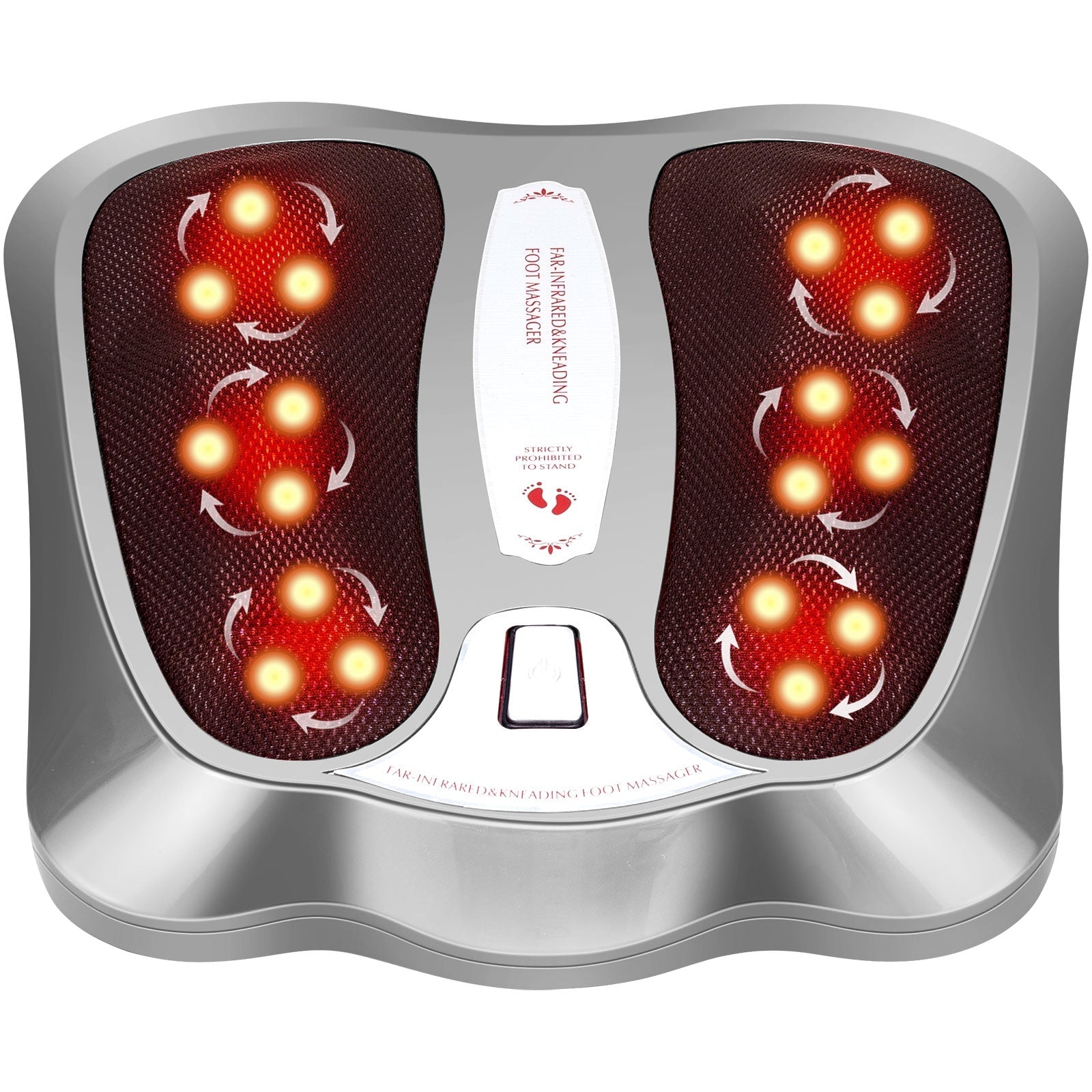 Shiatsu Heated Electric Kneading Foot and Back Massager