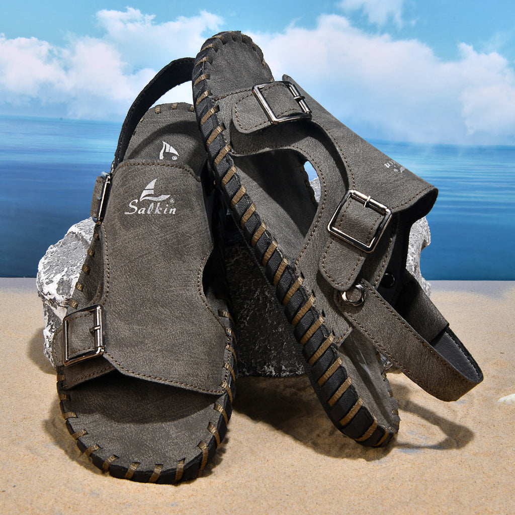 Genuine Leather Soft-soled Non-slip Beach Shoes
