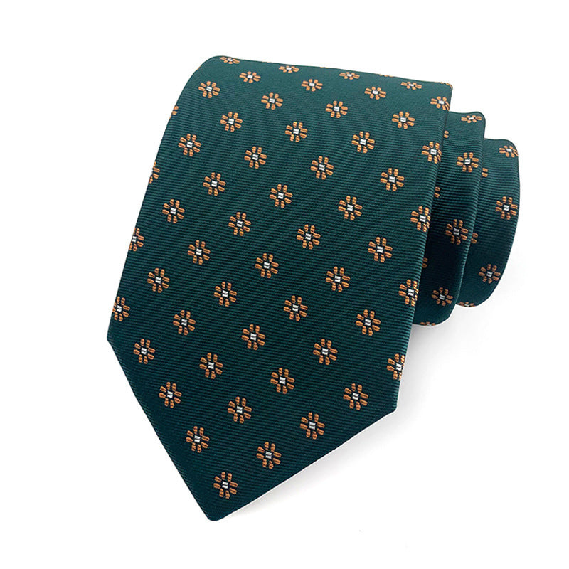Mens Jacquard Woven Business-casual Tie