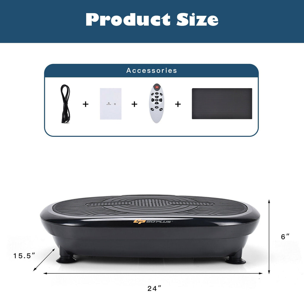 Mini Vibration Body Fitness Platform with Loop Bands