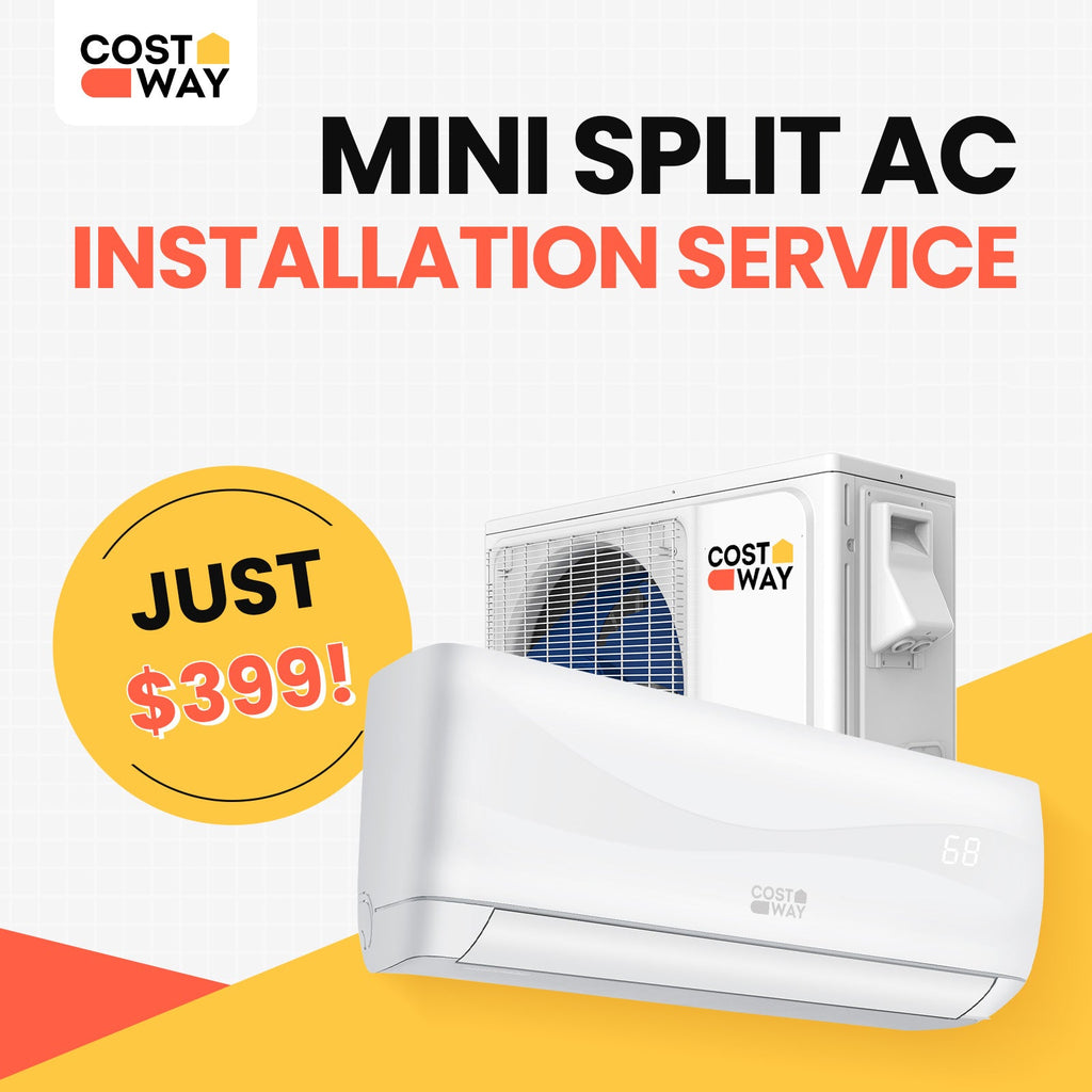 $299/$399/$499 Mini Split Air Conditioner Installation Service for 9000/12000/18000/24000 BTU AC Blast