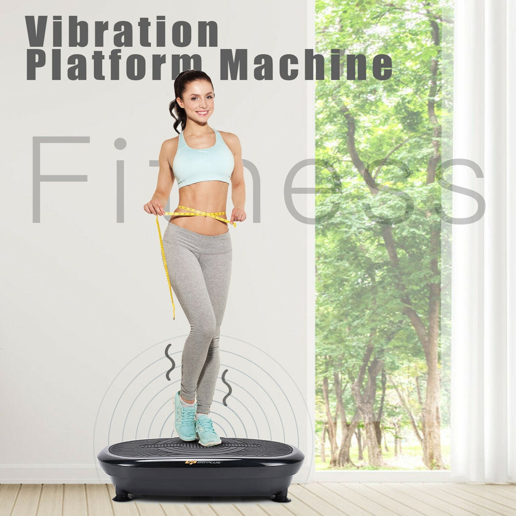 Mini Vibration Body Fitness Platform with Loop Bands
