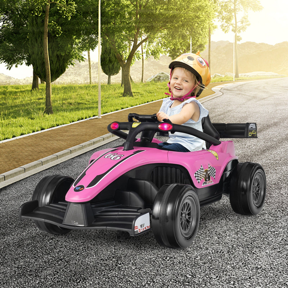 12V Kids Ride on Electric Formula Racing Car with Remote Control