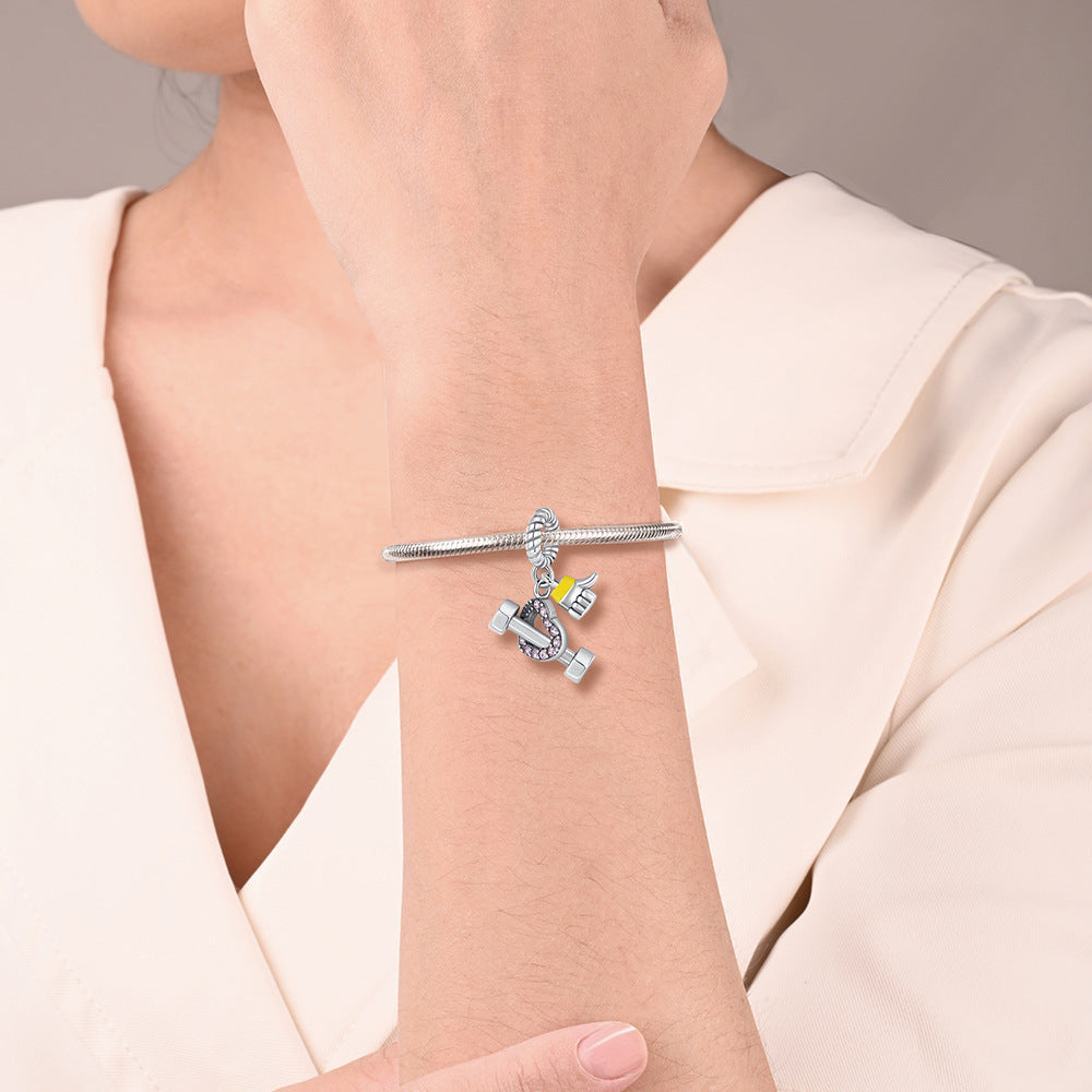 Travel Sketching Sports Soccer Bracelet Pendant Accessory
