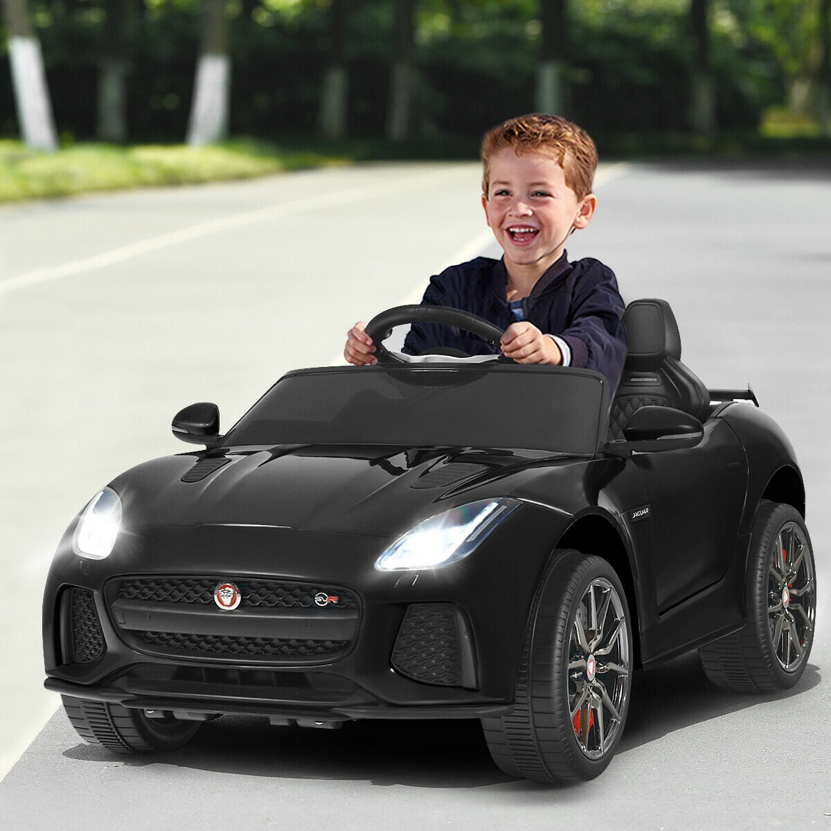 12V Jaguar F-Type SVR Licensed Kids Ride On Car