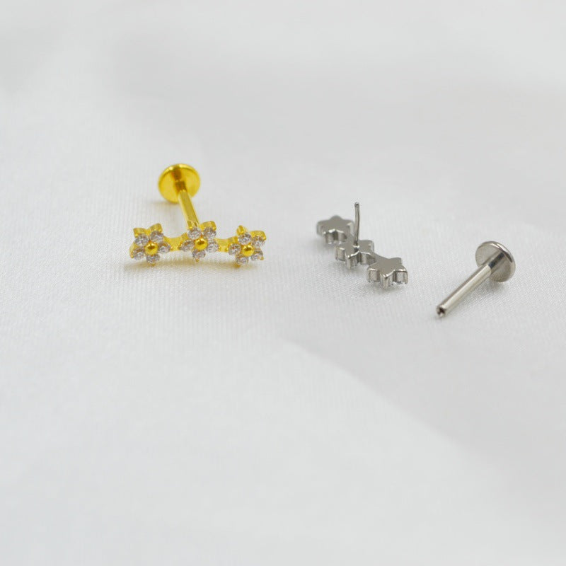 Titanium Alloy F136 Piercing Jewelry Ear Bone Stud