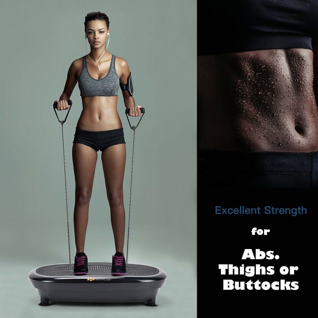 Mini Vibration Body Fitness Platform with Loop Bands