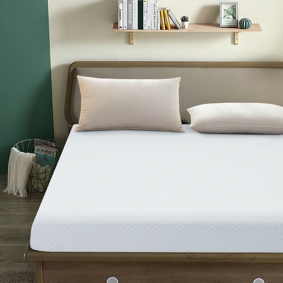 10 Inch Air Foam Pressure Relief Bed Mattress with Jacquard Soft Cover