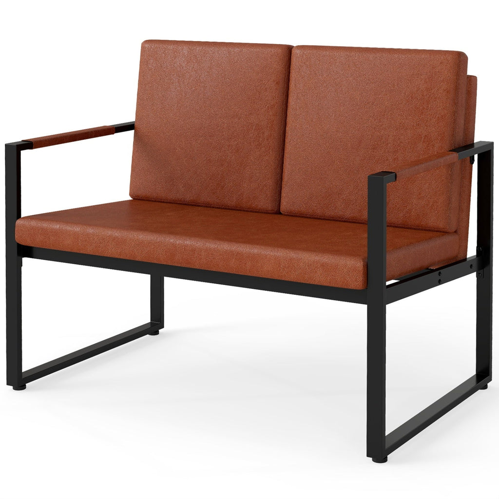5 Pieces Living Room Set with 2 Accent Chairs and 2 Coffee Tables