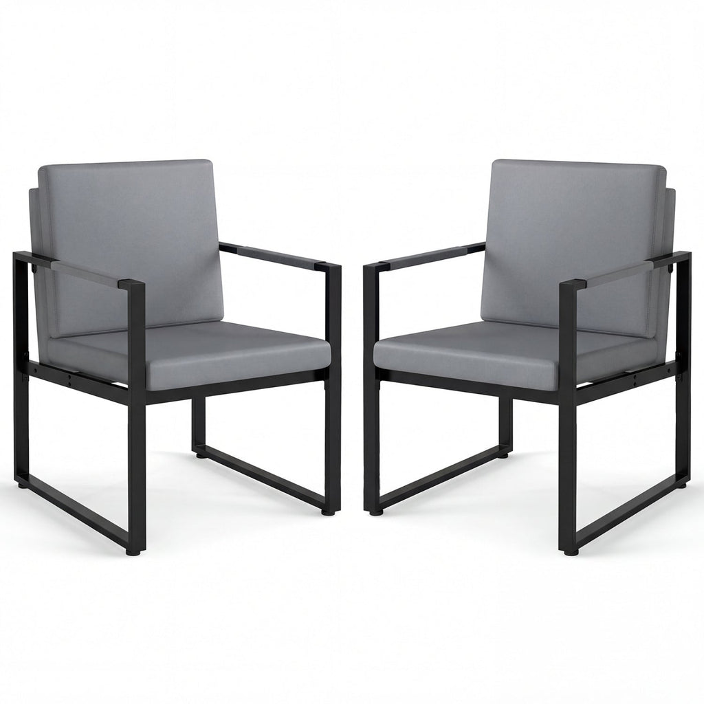 5 Pieces Living Room Set with 2 Accent Chairs and 2 Coffee Tables
