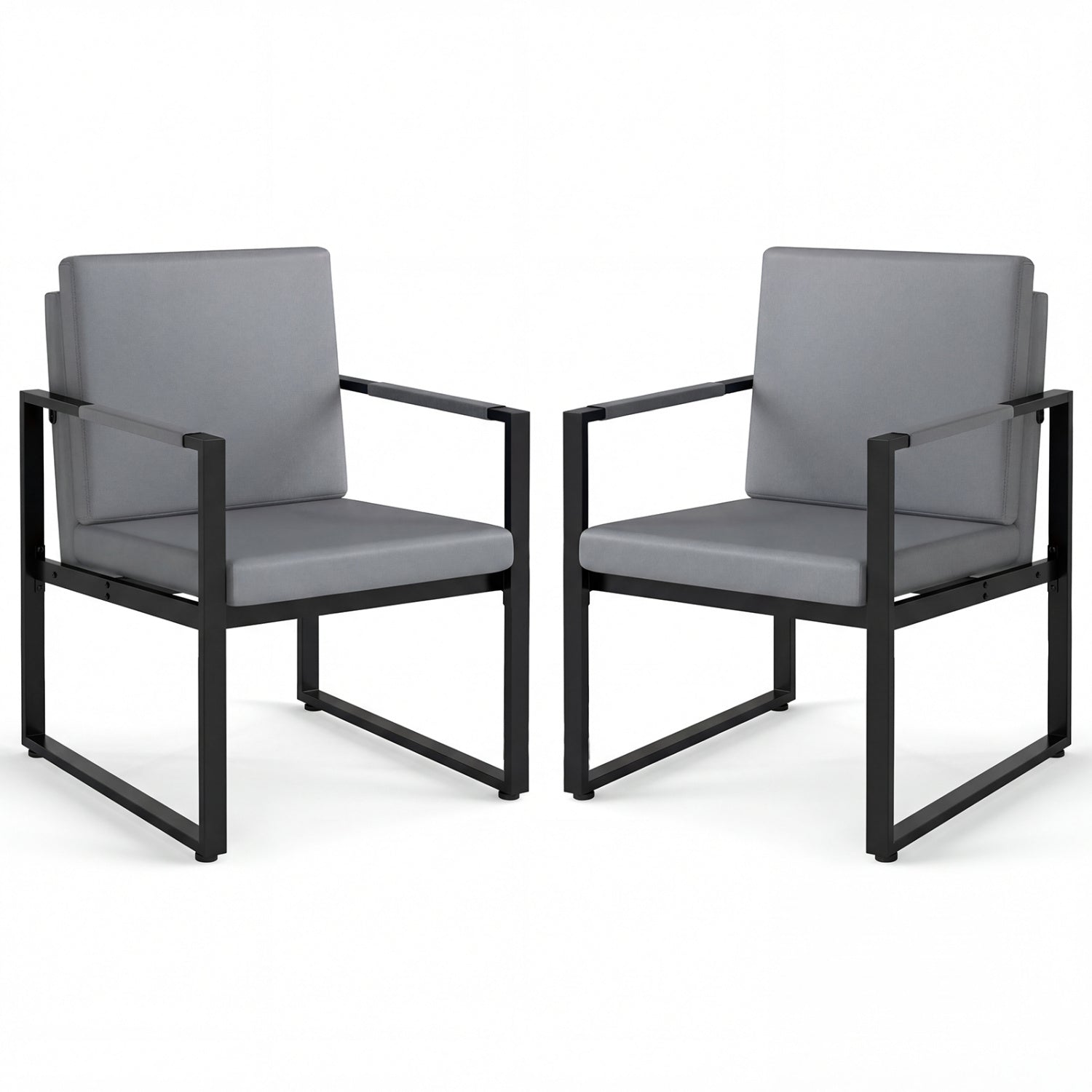 5 Pieces Living Room Set with 2 Accent Chairs and 2 Coffee Tables