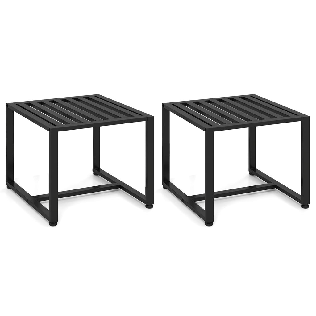 5 Pieces Living Room Set with 2 Accent Chairs and 2 Coffee Tables