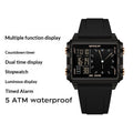 Square Large-dial Sports Watch With Waterproof Electronic Display