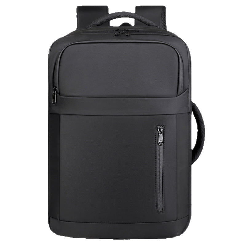 Solid-color Water-repellent Multi-functional Business Laptop Backpack