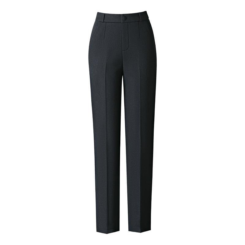 High-waisted Slimming Straight-leg Cigarette Pants For Petite Figures