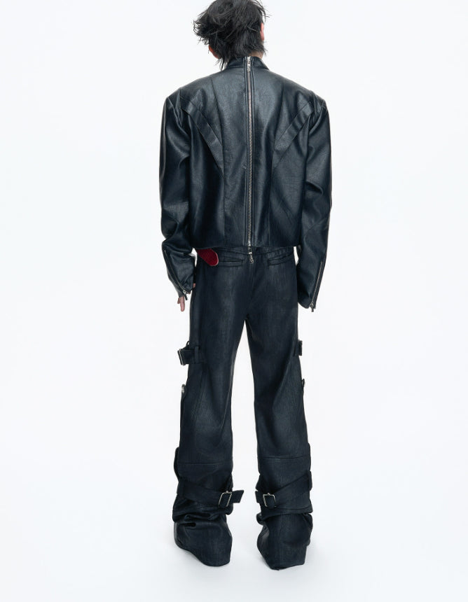 Cross-border Custom American High Street Wide Leg Jeans